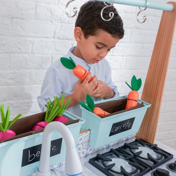 Cocina Farmhouse de Kidkraft 53444 - vista maceteros