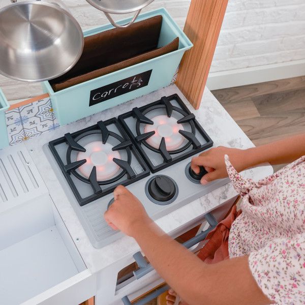Cocina Farmhouse de Kidkraft 53444 - hornillos