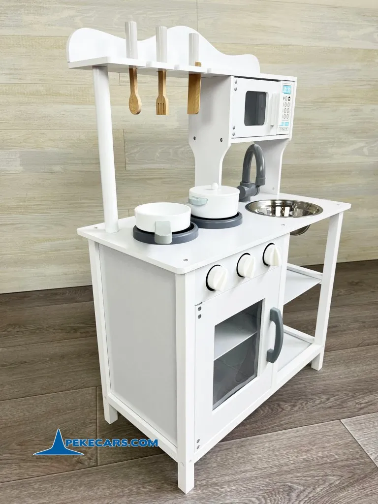 cocina de juguete infantil blanca accesorios