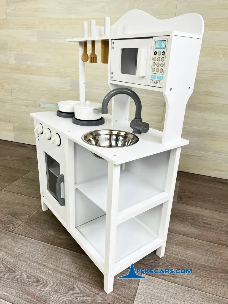 cocina de juguete grande infantil blanca accesorios