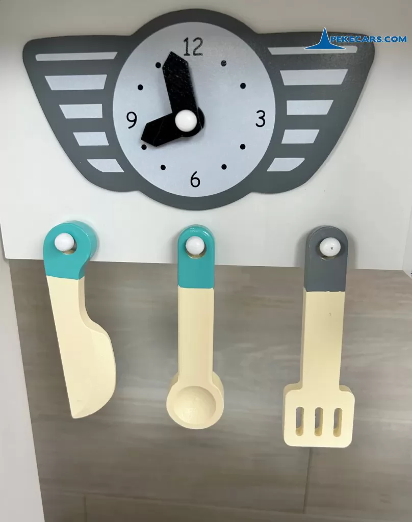 cocina de juguete blanca moderna