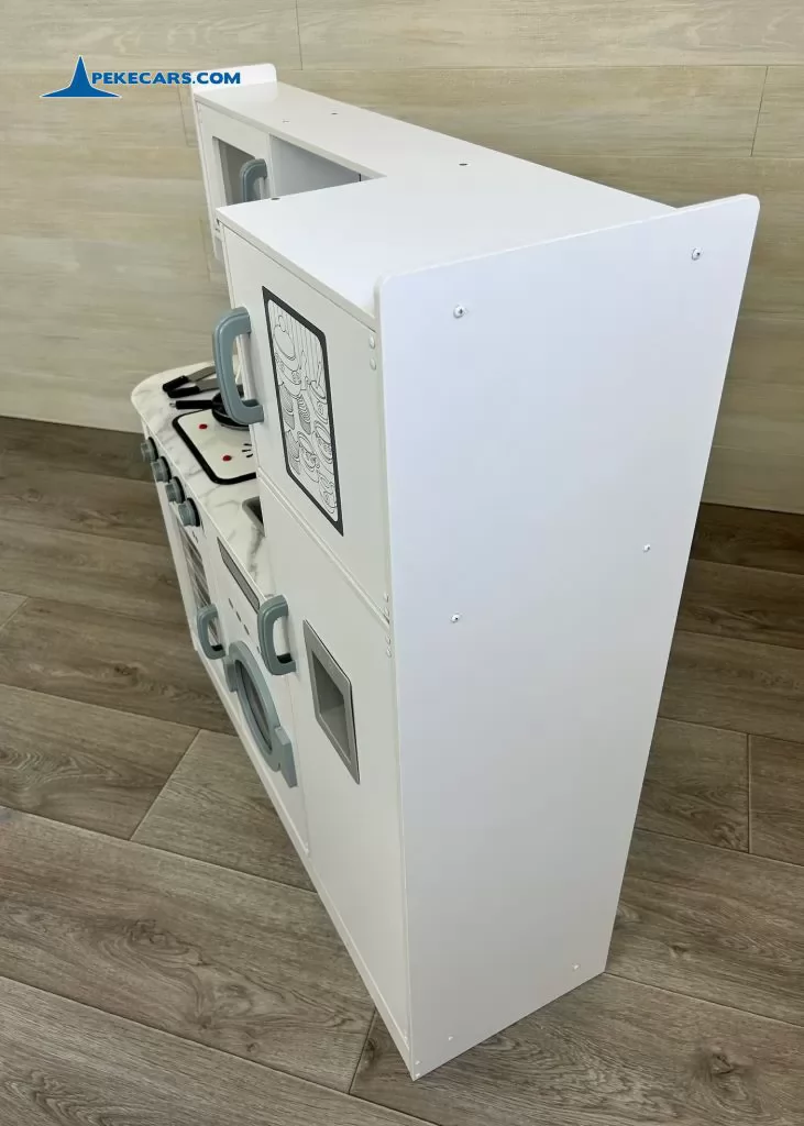 cocina de juguete nevera microondas blanca