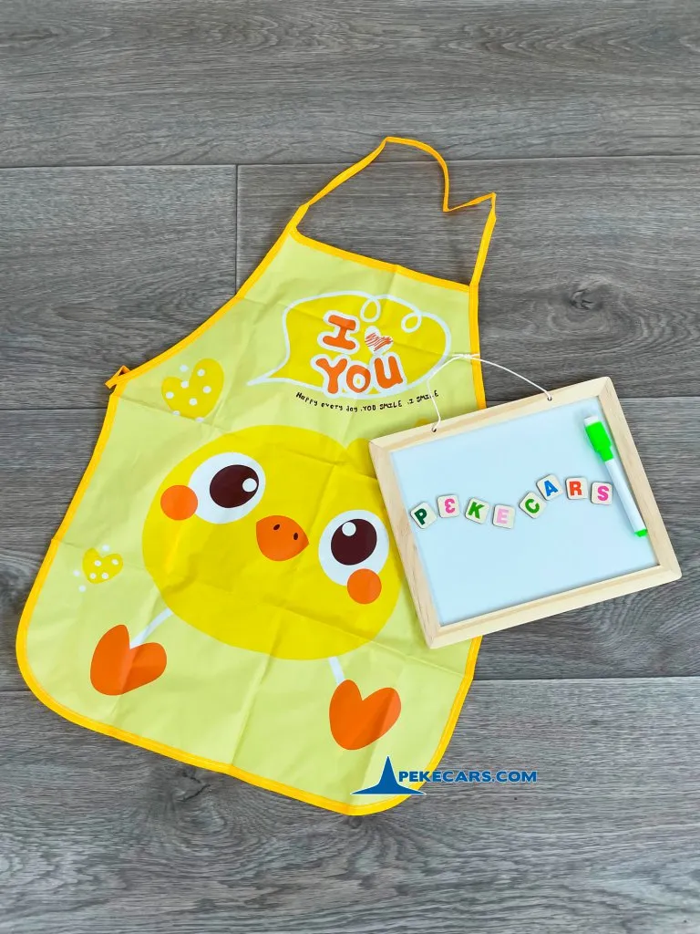 rosa cocina de juguete accesorio delantal