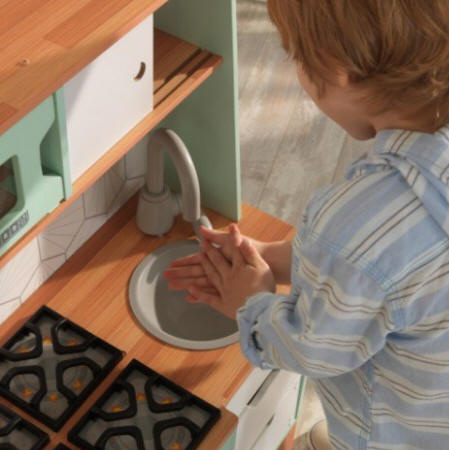 COCINA KIDKRAFT 53432 MID-CINTURY MODERN FREGADERO