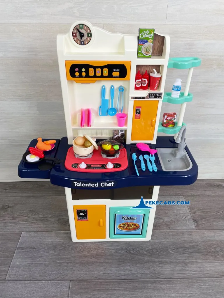 cocina de madera juguete talented chef vista frontal