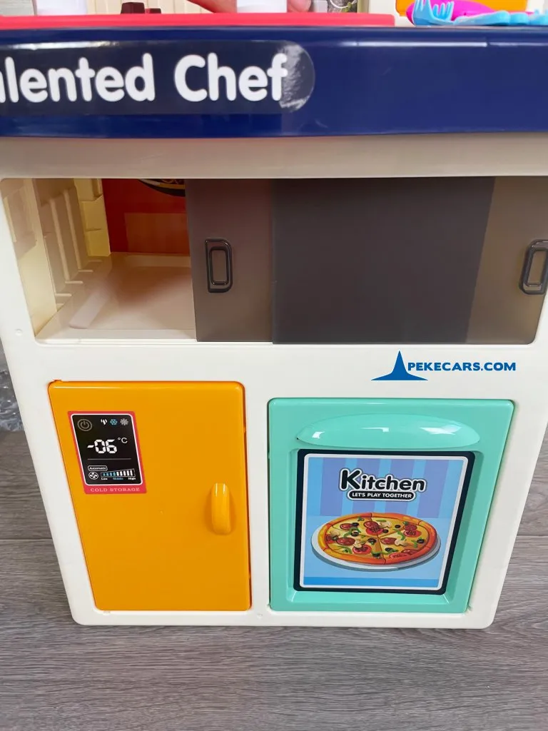 cocina de juguete niñas talented chef detalle horno y nevera