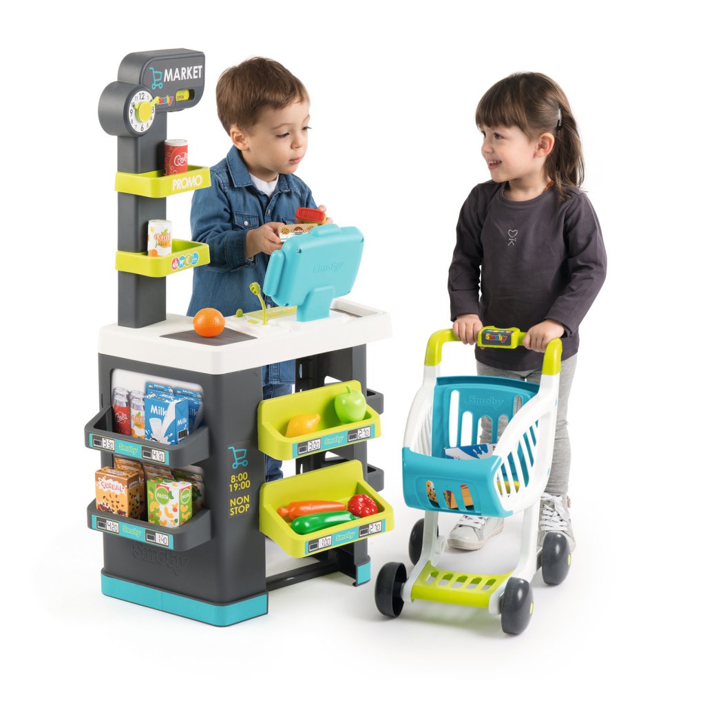 MERCADO SMOBY MARKET - Mercado con niños