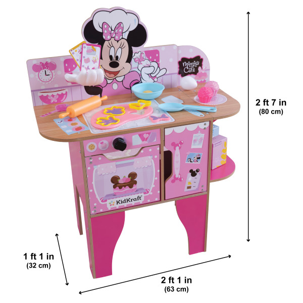 Kidkraft Panaderia y Cafeteria Minnie Mouse - medidas