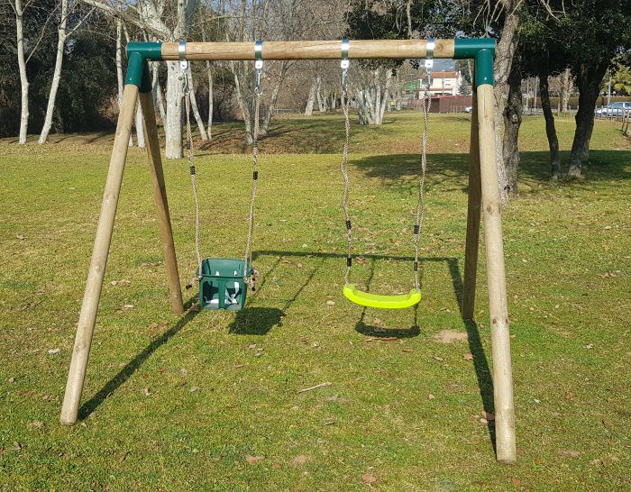 Columpio Kadi con asiento de bebe