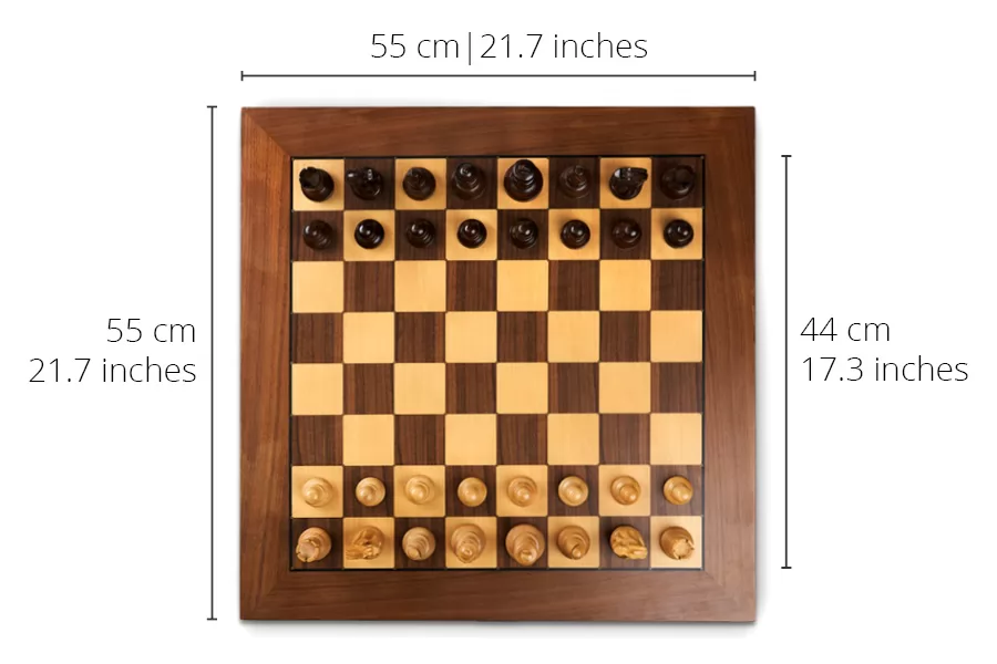 Millennium Supreme Tournament 55 + Chess Classics Element - medidas