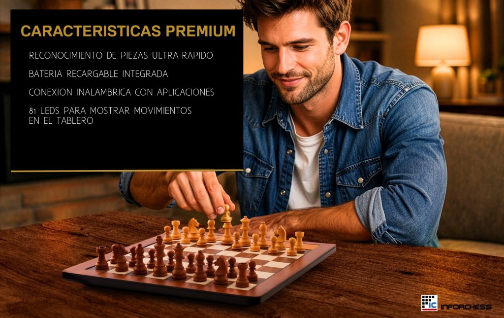 The King Connect Edicion Standard Tablero Electronico Ajedrez