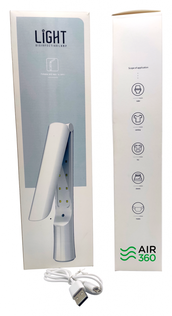 varita desinfección air360 vista lateral