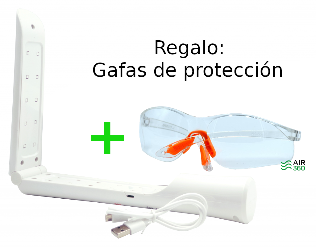 varita desinfección air360