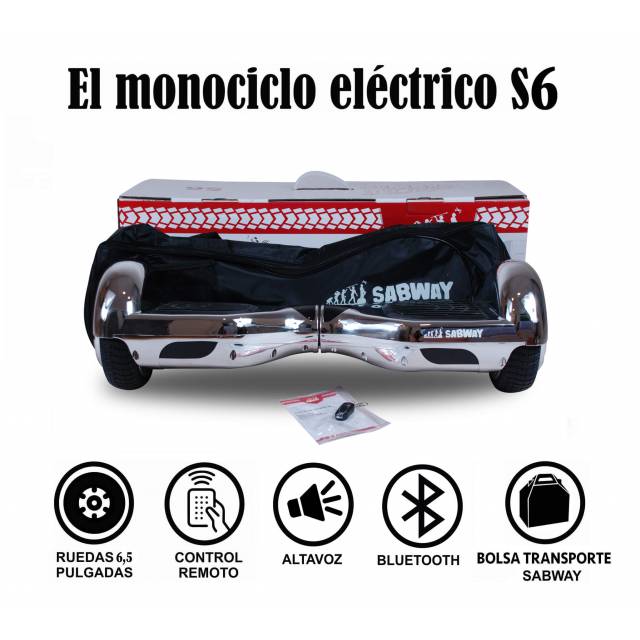 HOVERBOARD S6 CROMADO SABWAY-1