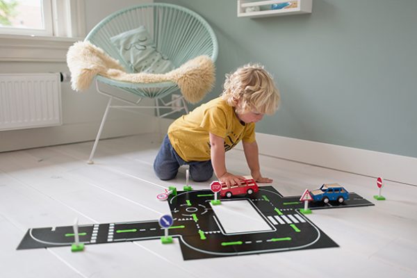 Set circuito de carretera y coches