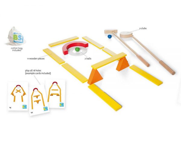 Juego mini golf - piezas