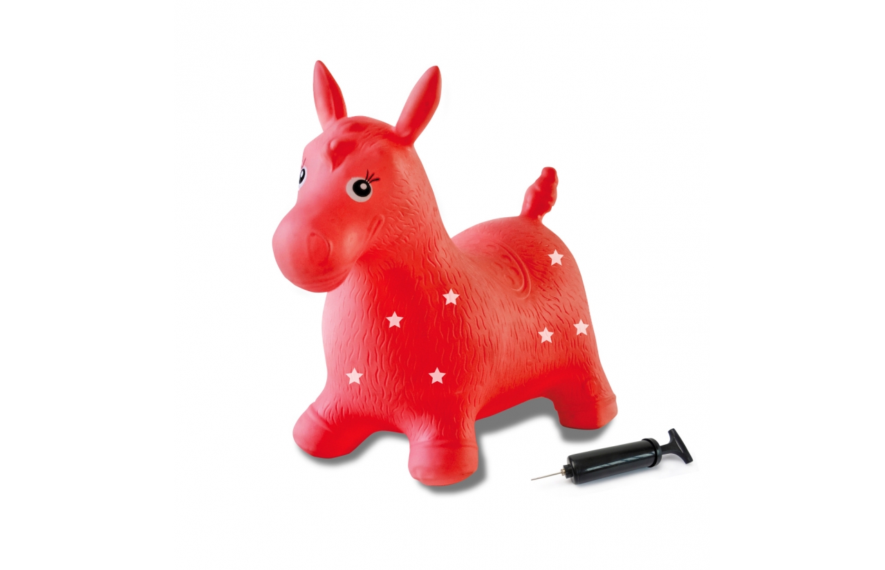 caballo rojo para niños