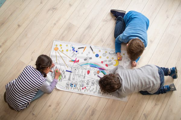 XXXL Pagina para colorear - dentro de casa