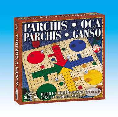 Parchis y oca de madera