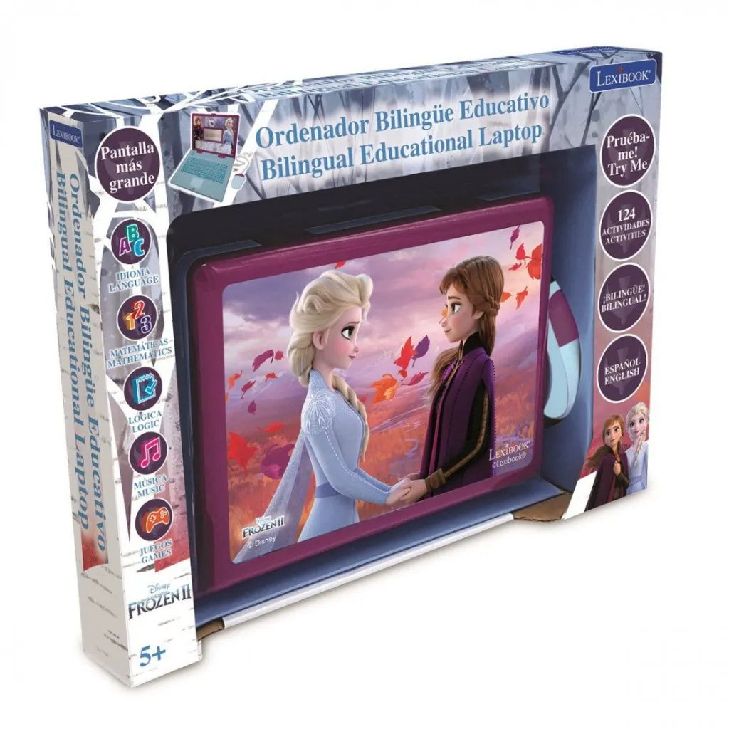 Ordenador portátil educativo y bilingüe Frozen 2 - presentacion