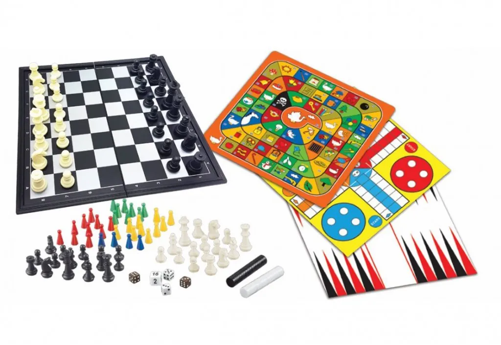 Tablero magnetico 8 juegos en 1