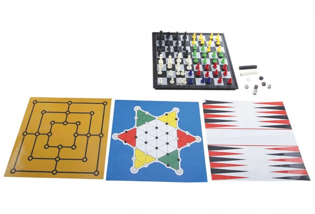 Tablero magnetico 8 juegos en 1 - juegos