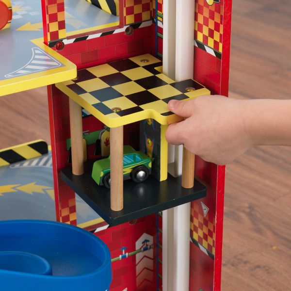 Set Mega Rampa de Kidkraft 63267 - vista ascensor