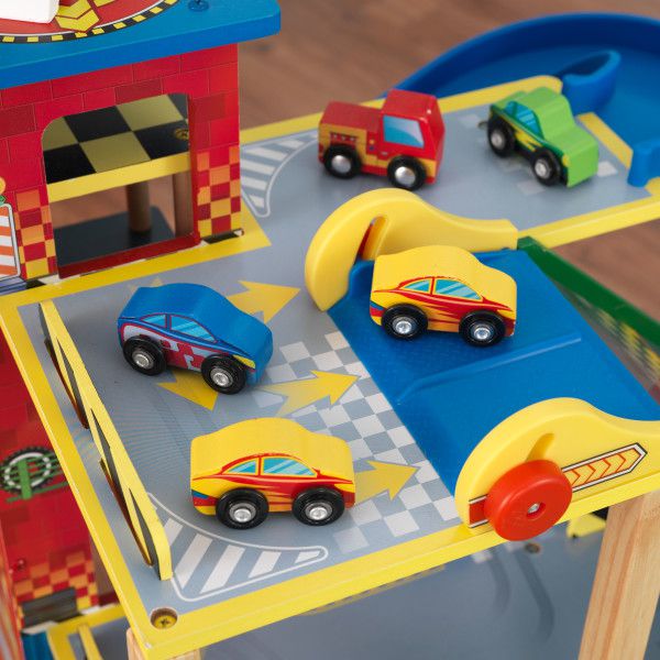 Set Mega Rampa de Kidkraft 63267 - vista coches