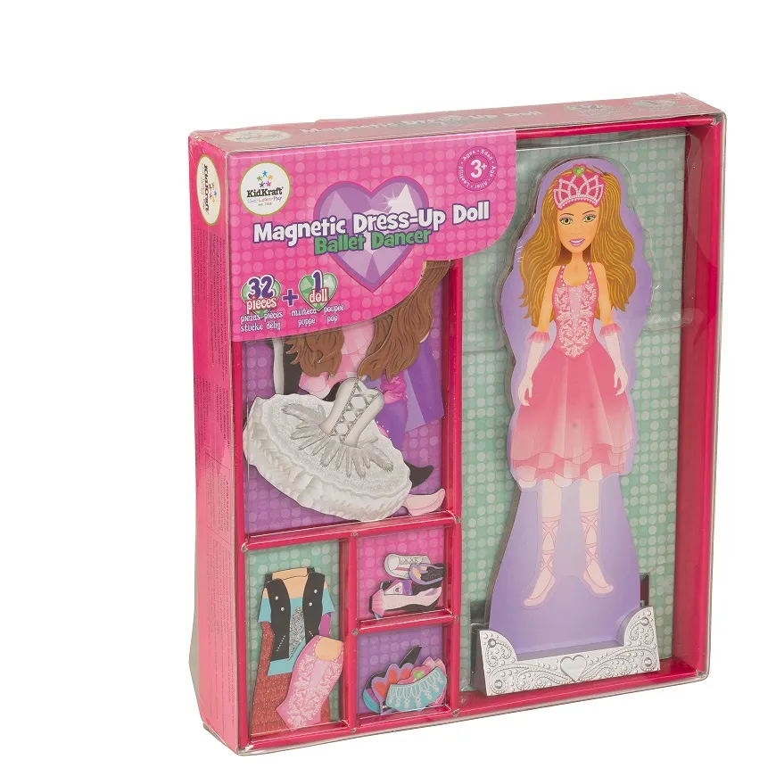 Muñeca Magnetica con Vestuario de Bailarina de Kidkraft 64775 - presentacion