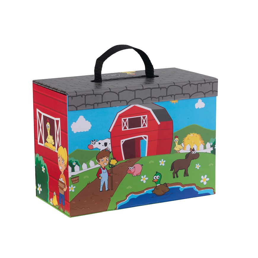 Set de Granja Plegable y Portatil Kidkraft 63386 - vista trasera