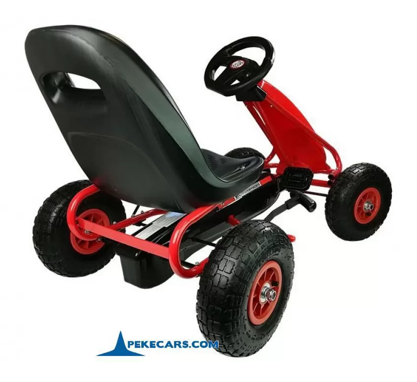Kart a pedales Champion Red Edition parte trasera