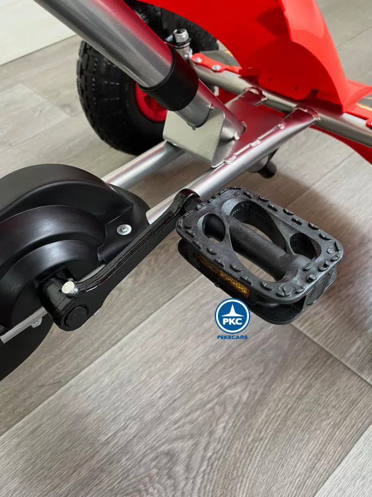 KART A PEDALES F618 ROJO