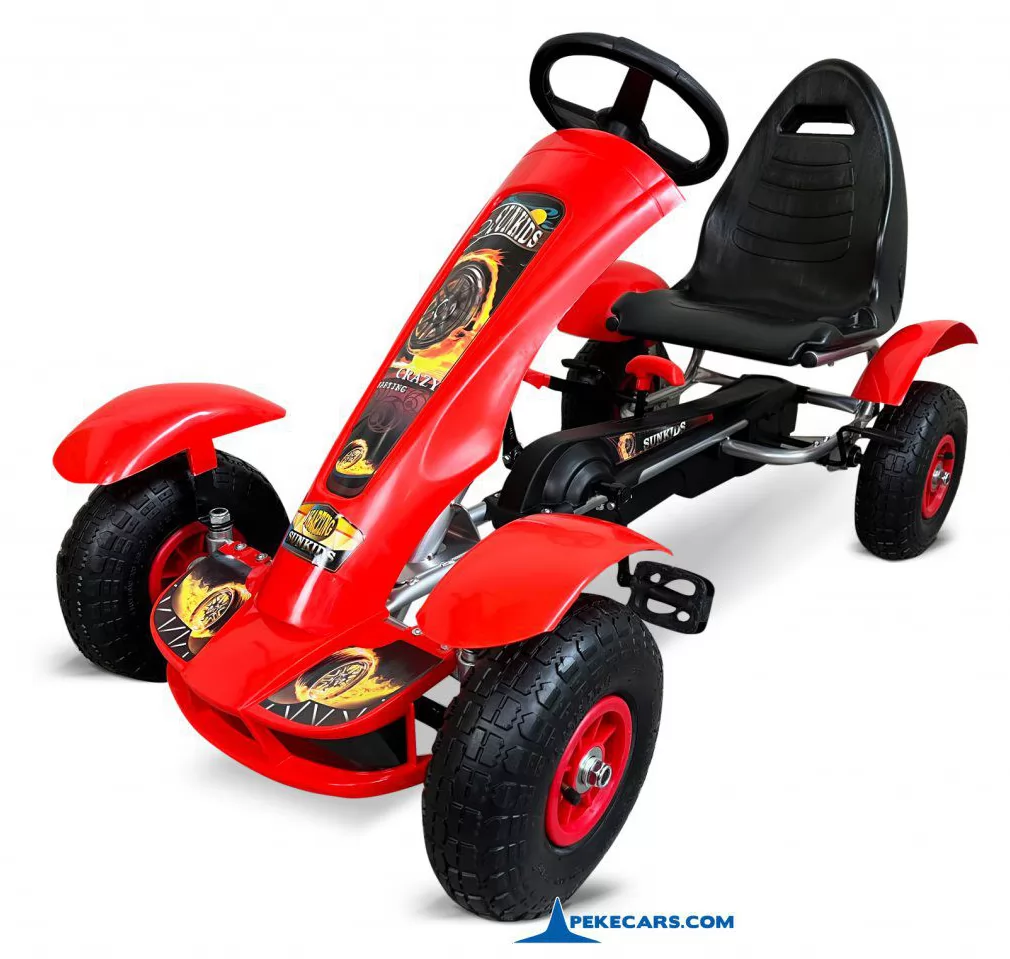 KART A PEDALES F618 ROJO LATERAL DERECHO