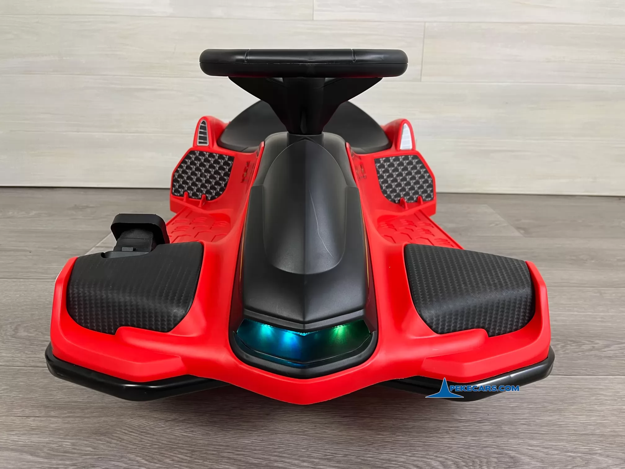 Drift Kart de derrapes GO-SPEED 24V rojo frontal