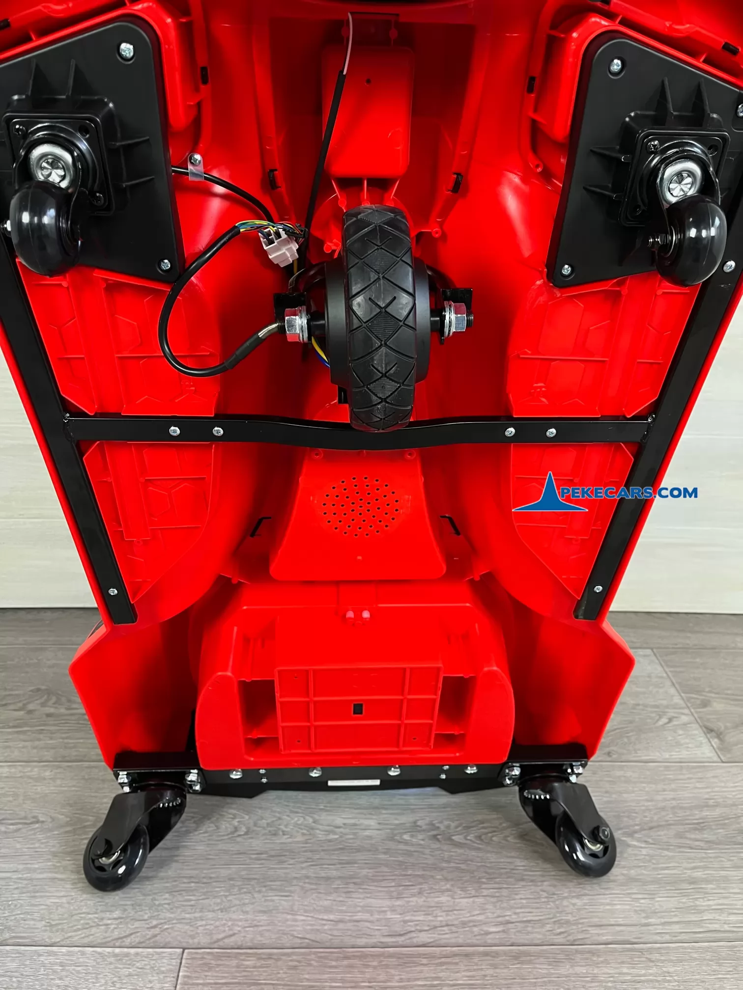 Drift Kart de derrapes GO-SPEED 24V rojo parte de abajo