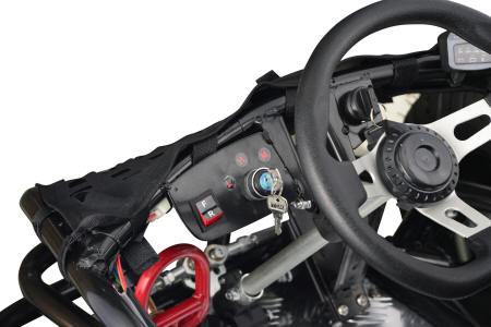 Kart electrico Pekecars 48V 1000W Negro