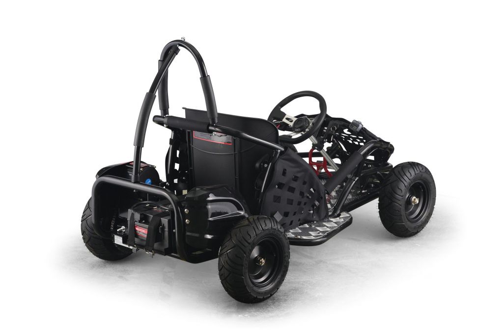 Kart electrico Pekecars 48V 1000W Negro