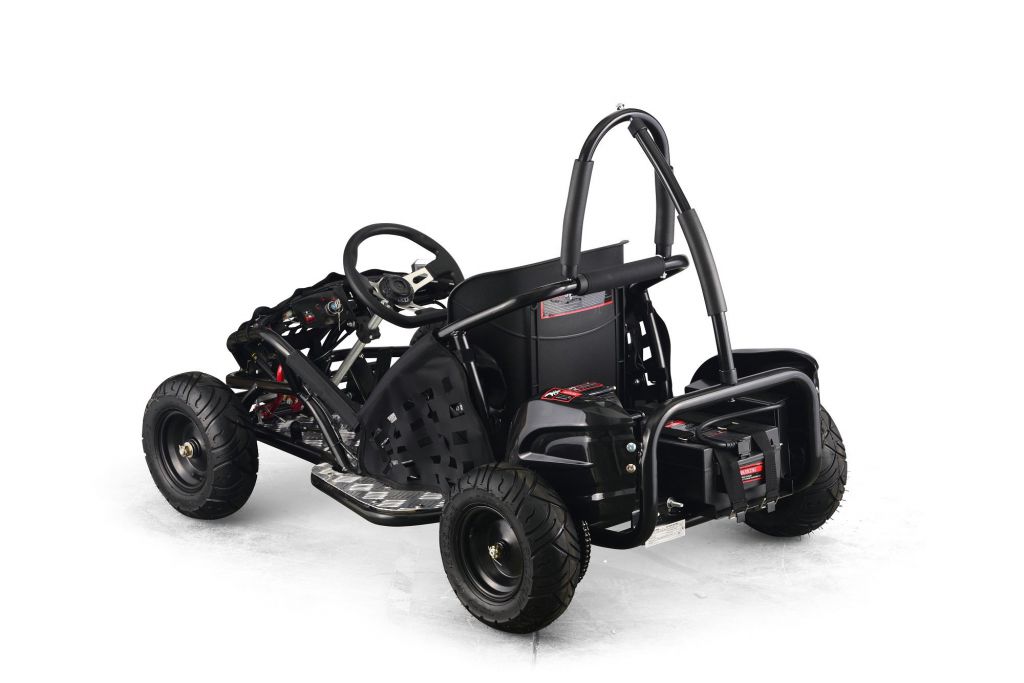 Kart electrico Pekecars 48V 1000W Negro