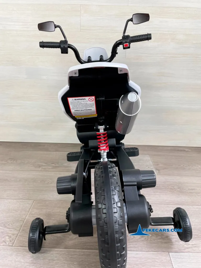 Aprilia RX 50 12V Blanca vista trasera