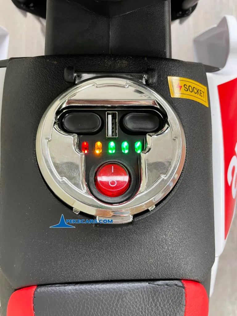 Aprilia RX 50 12V Blanca botonera