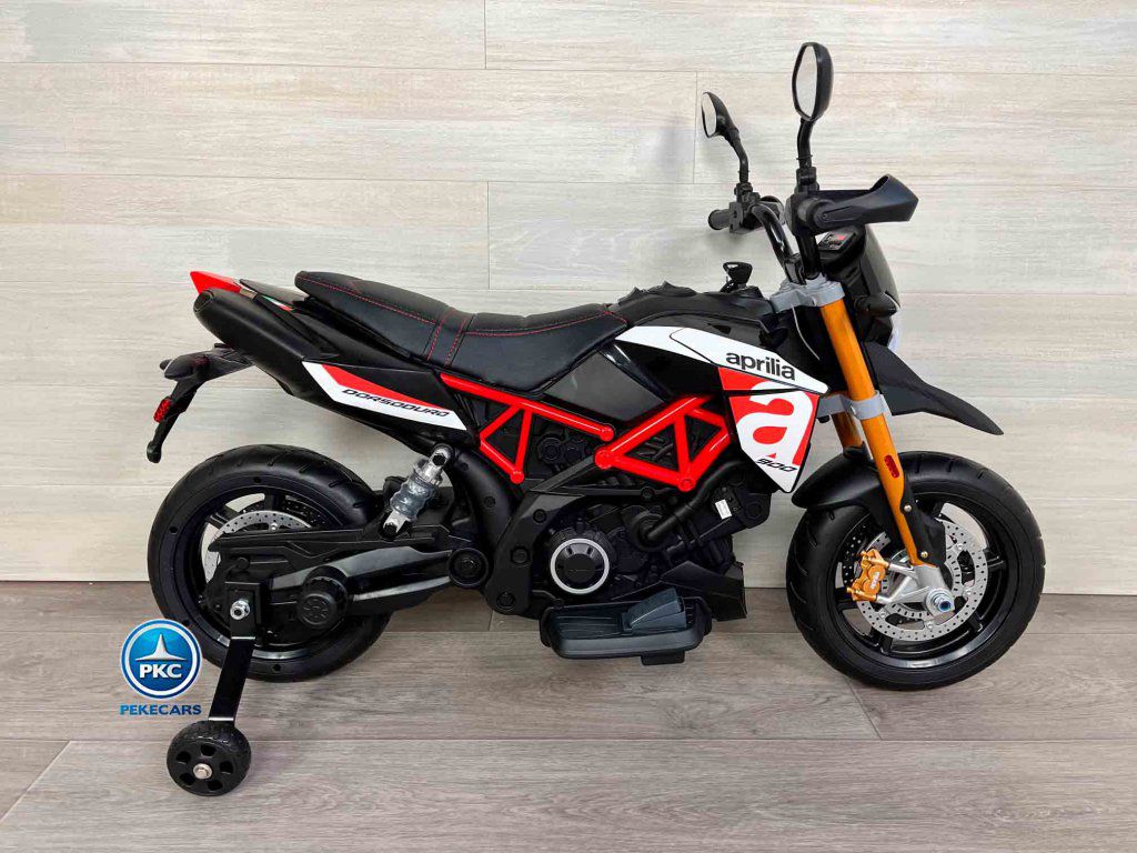 Moto aprilia dorsoduro 12v roja