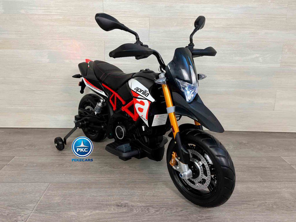 Moto aprilia dorsoduro 12v roja