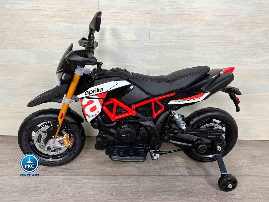 Moto aprilia dorsoduro 12v roja
