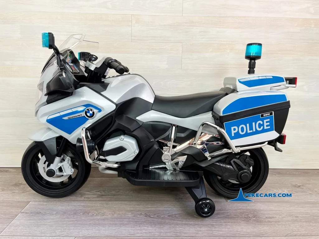 Moto de policia BMW R1200 vista lateral