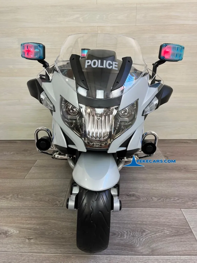 Moto de policia BMW R1200 luces