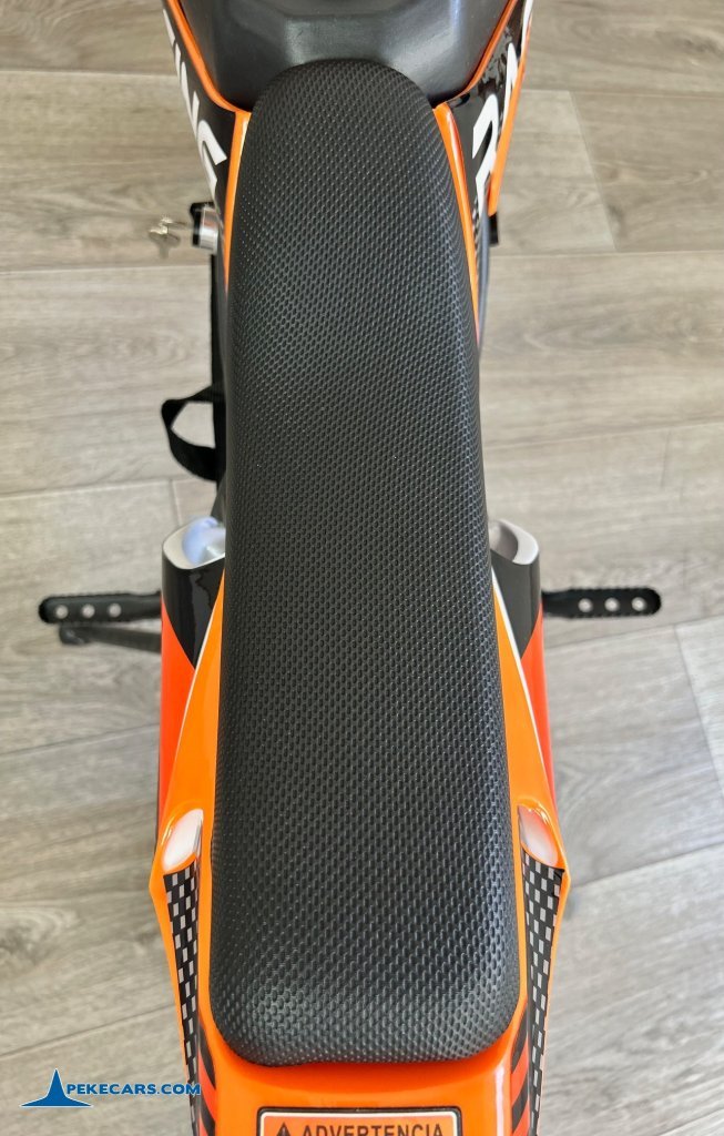 Moto electrica para niños Dirk 36V 800W Naranja asiento