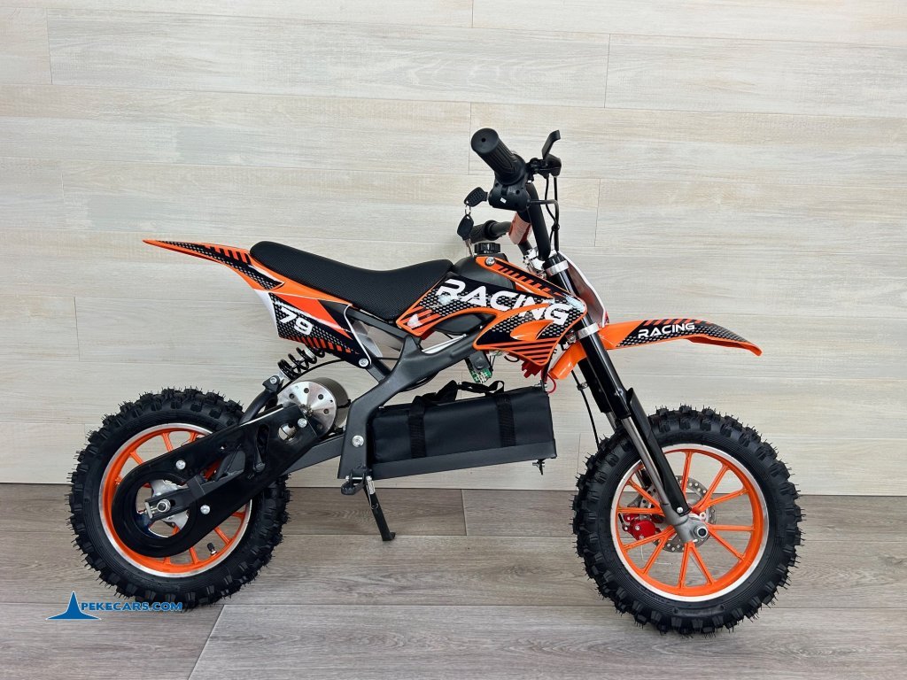 Moto electrica para niños Dirk 36V 800W Naranja lado