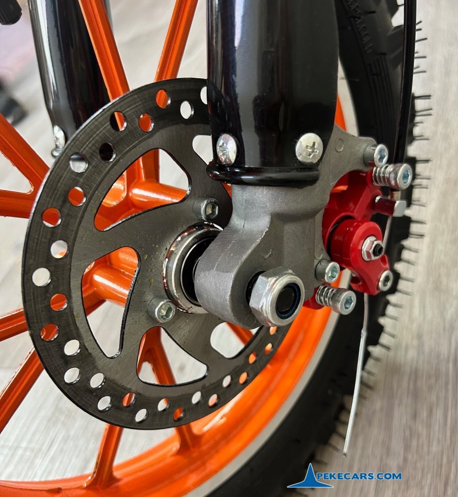 Moto electrica para niños Dirk 36V 800W Naranja eje