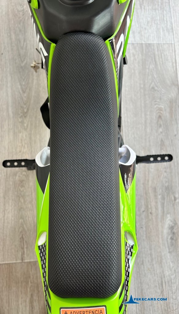 Moto electrica para niños Dirk 36V 800W Verde asiento