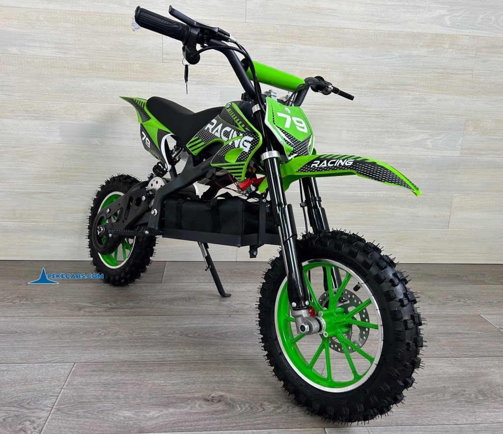 Moto electrica para niños Dirk 36V 800W Verde vista